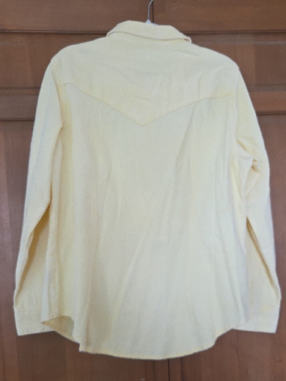 Wrangler Retro Pale Yellow Western Snap Shirt - Picture 6 of 6